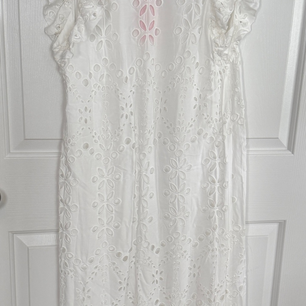 Lilly Pulitzer White  Eyelet Maxi Dress